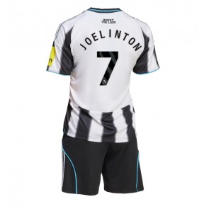 Newcastle United Joelinton #7 Hemmaställ Barn 2025-26 Kortärmad (+ Korta byxor)